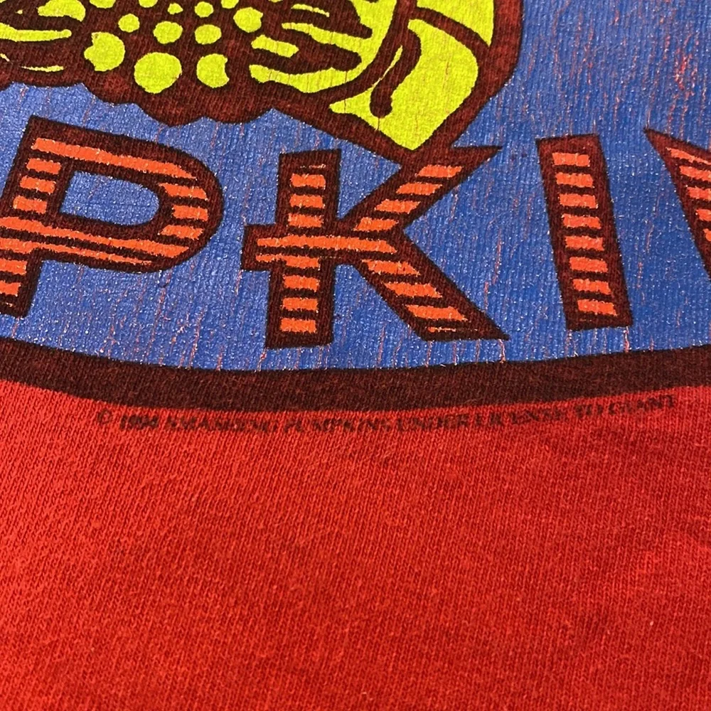 Vintage SMASHING PUMPKINS Pisces Iscariot Era Distressed TShirt Size XLarge 1994 - Picture 3 of 9